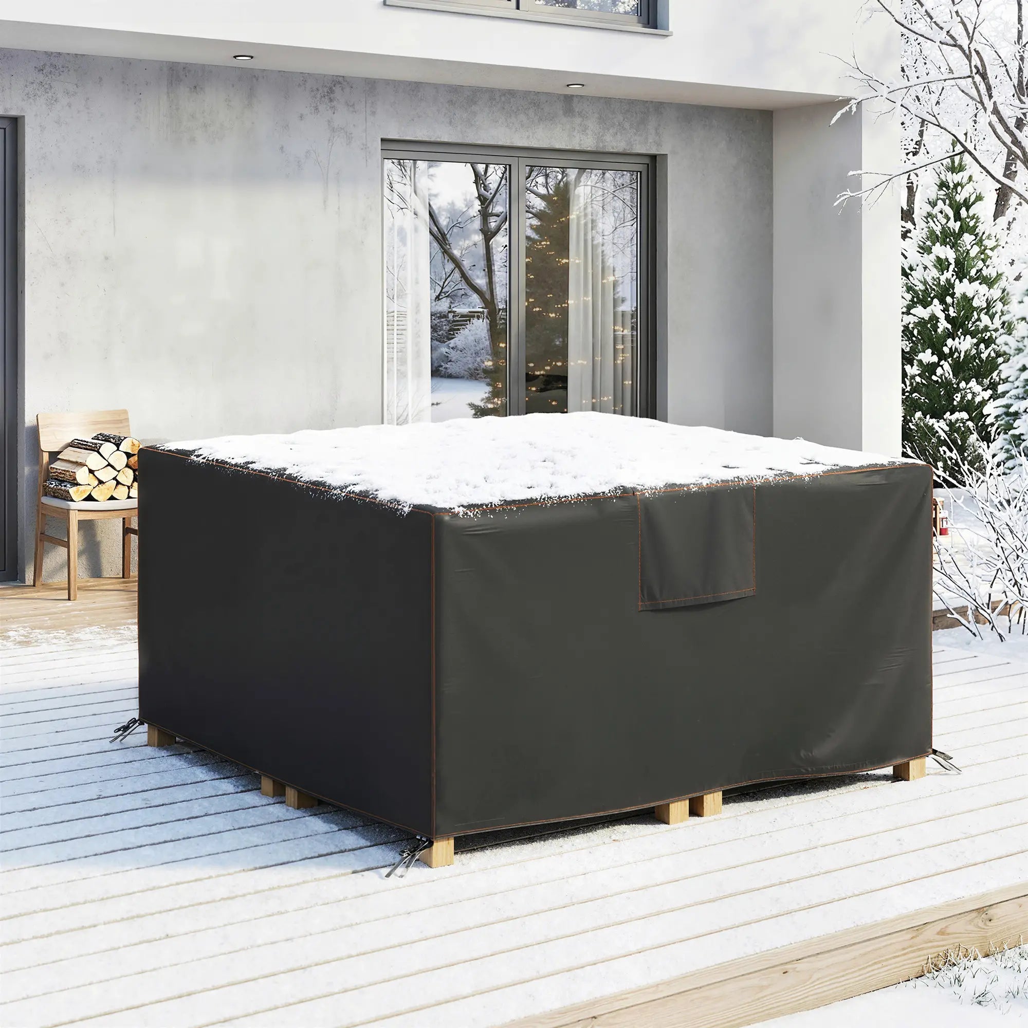 Waterproof Heavy Duty Patio Furniture Cover, 55.1