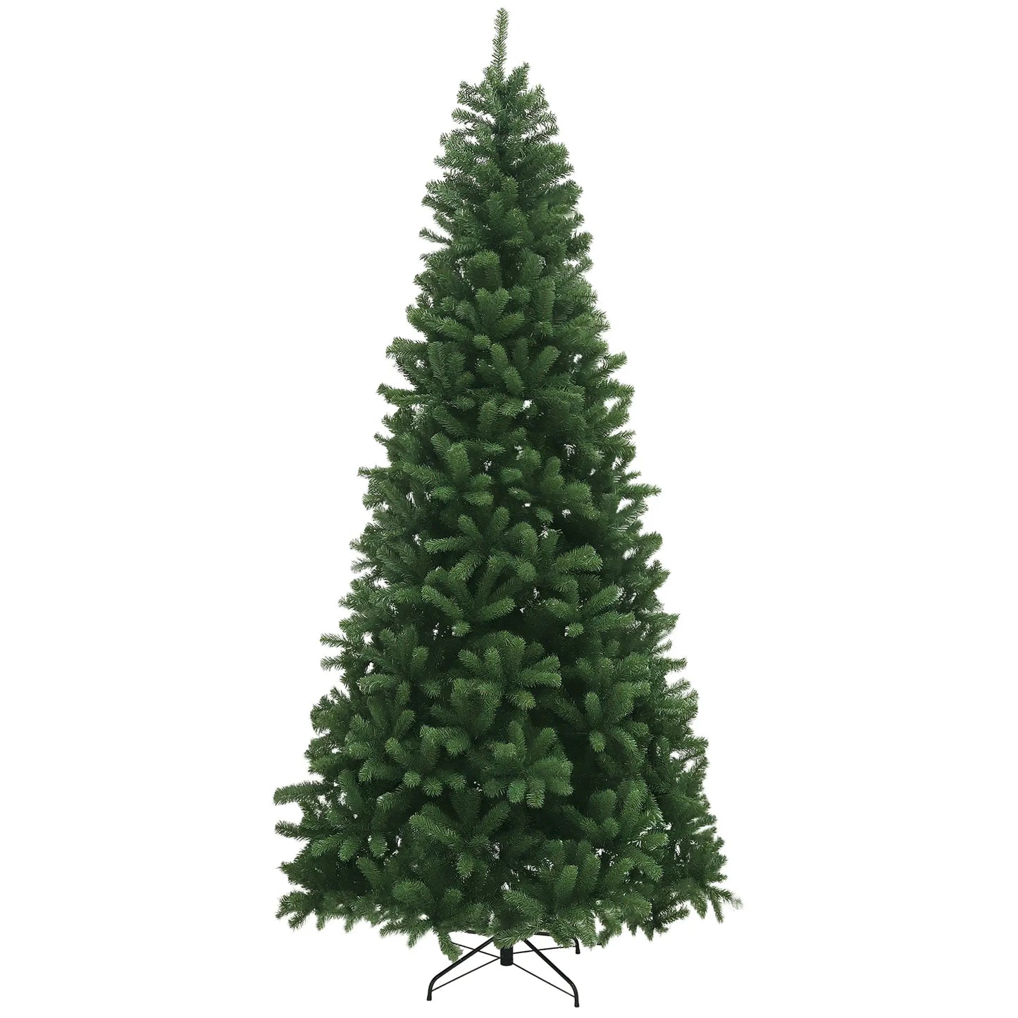 9ft Artificial Christmas Tree, 2132 Branch Tips, Auto Open, Steel Base, Green Artificial Christmas Trees at Gallery Canada