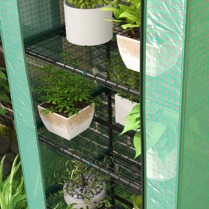 5 Tier Mini Greenhouse, Portable, Transparent, 27.25" x 19.25" x 76", Green Greenhouses at Gallery Canada