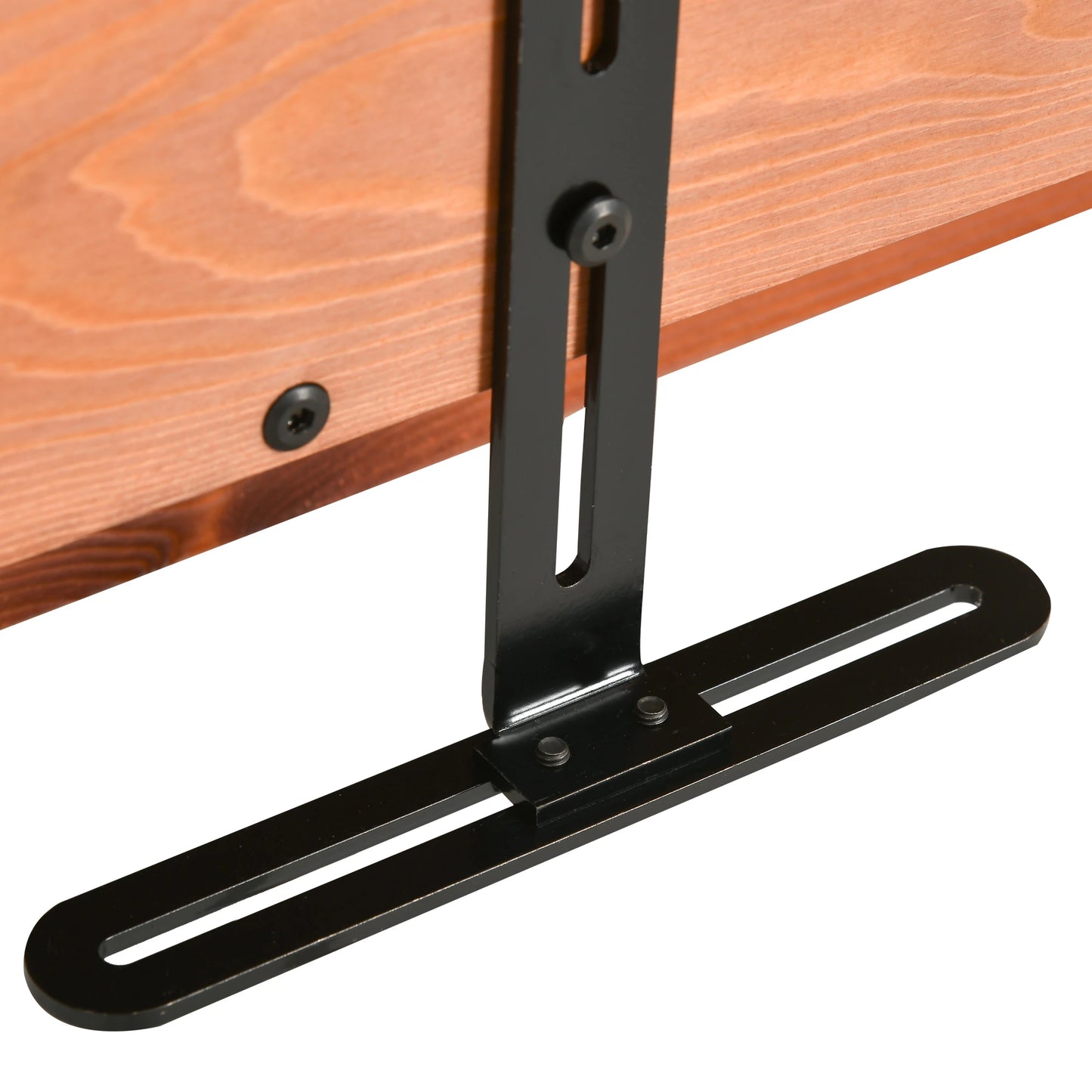 Folding Balcony Table, Spruce Foldable Desk, 39.4 Inch, Orange Balcony Table Hanging at Gallery Canada