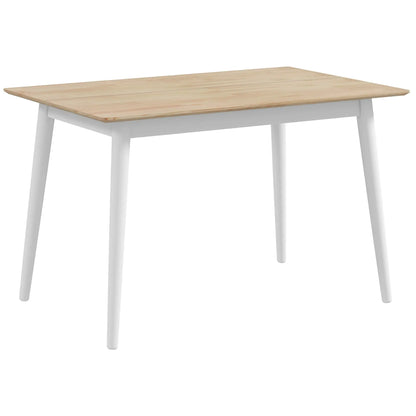 47" x 30" Dining Table, Farmhouse Pine Wood Frame, Natural Bar Tables & Dining Tables at Gallery Canada