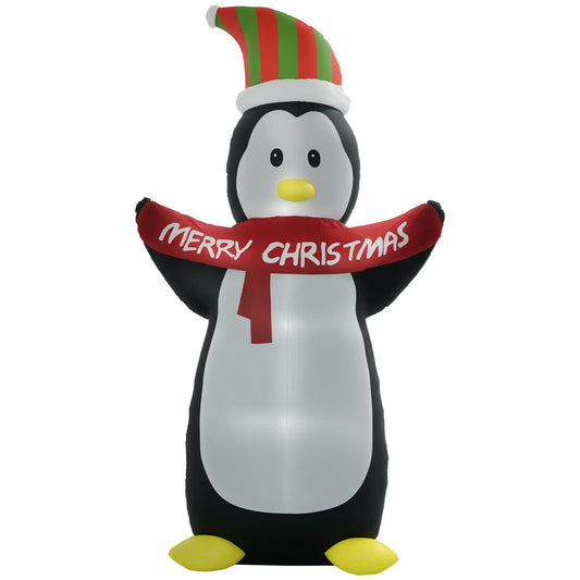 8' Inflatable Penguin LED Lights, Indoor Outdoor Christmas Decoration Christmas Inflatables Options at Gallery Canada
