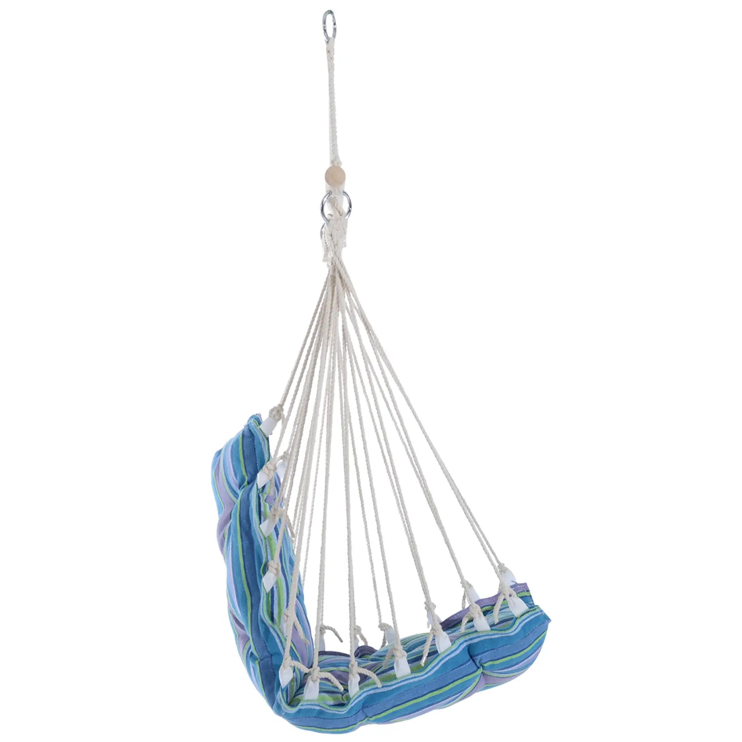Portable Hanging Woven Hammock, Swing Chair, Outdoor Camping, Blue Hammock Swings at Gallery Canada