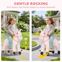 Licorne à Monter Jouet pour Filles 2-5 Ans, Licorne à Monter, Rose