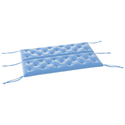 3-Seater Outdoor Bench Swing Cushions, Patio Garden, Light Blue Patio Chair Cushions at Gallery Canada