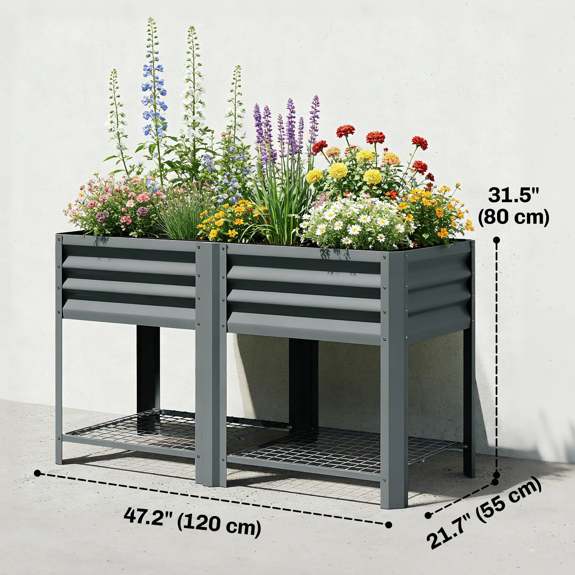Raised Garden Bed With Legs, 31.5