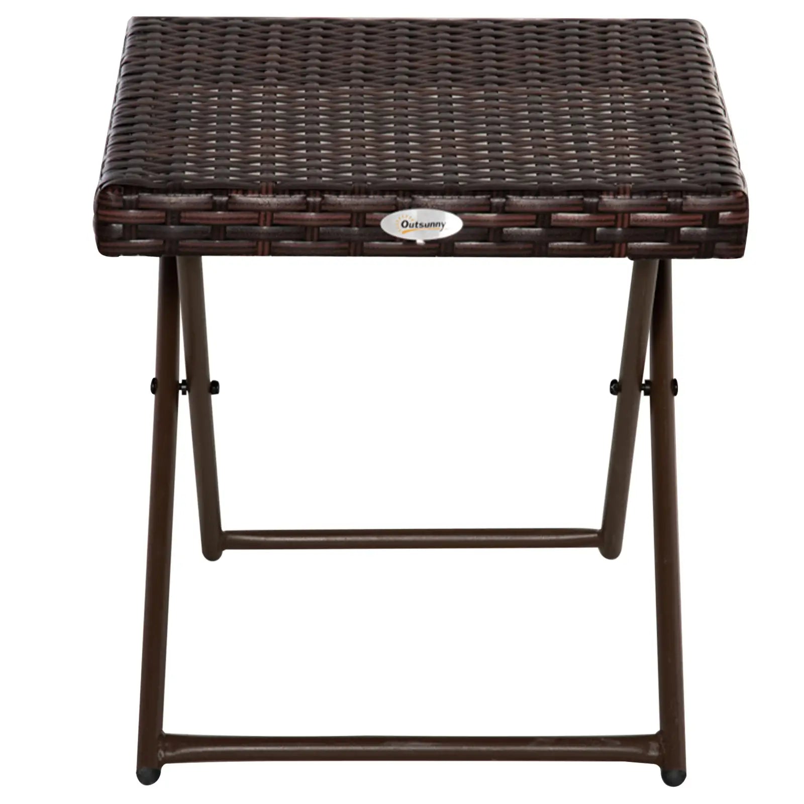 Outdoor PE Rattan Coffee Table, 15.75