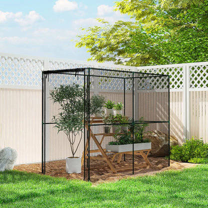 Plant Protection Cage With Zippered Door, Black Crop Cage at Gallery Canada