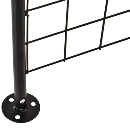 8FT Metal Garden Arch, Decorative Arbor Trellis for Plants, Black Garden Arches at Gallery Canada