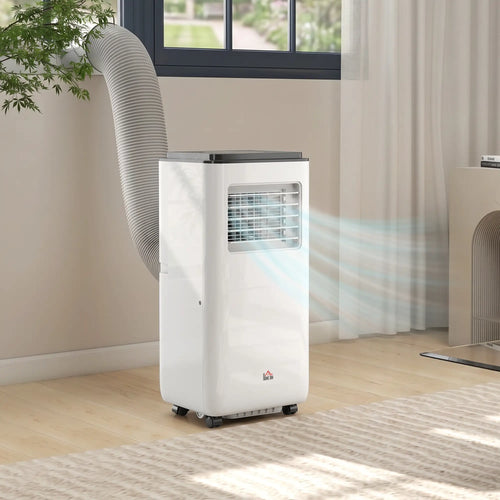 10,000 BTU Mobile Air Conditioner, 440 Sq. Ft., Dehumidifier Fan, White