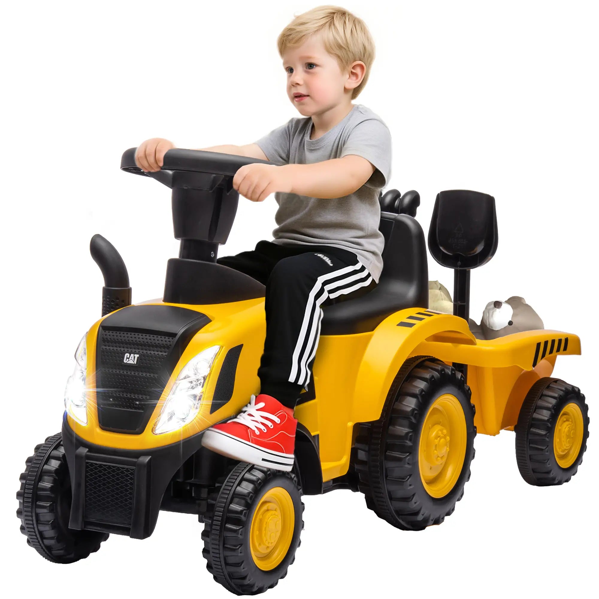 No Power Ride On Tractor with Shovel, Trailer Toy Excavators at Gallery Canada