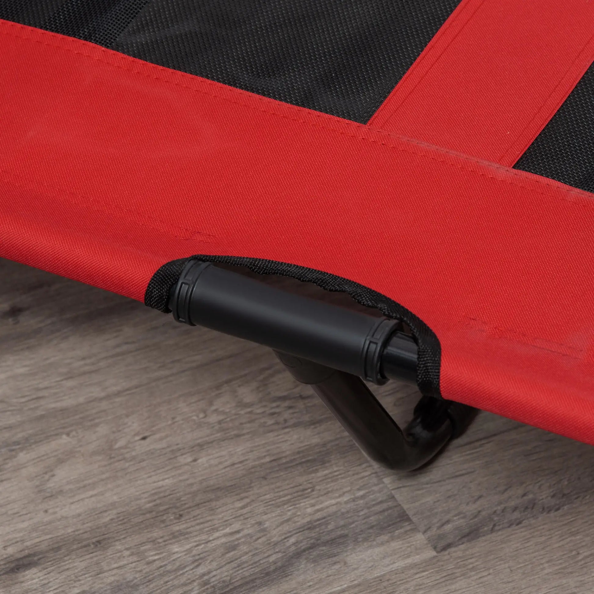 Elevated Dog Bed, Raised Dog Cot, XL 48" x 36" x 9", Red Elevated Dog Beds at Gallery Canada