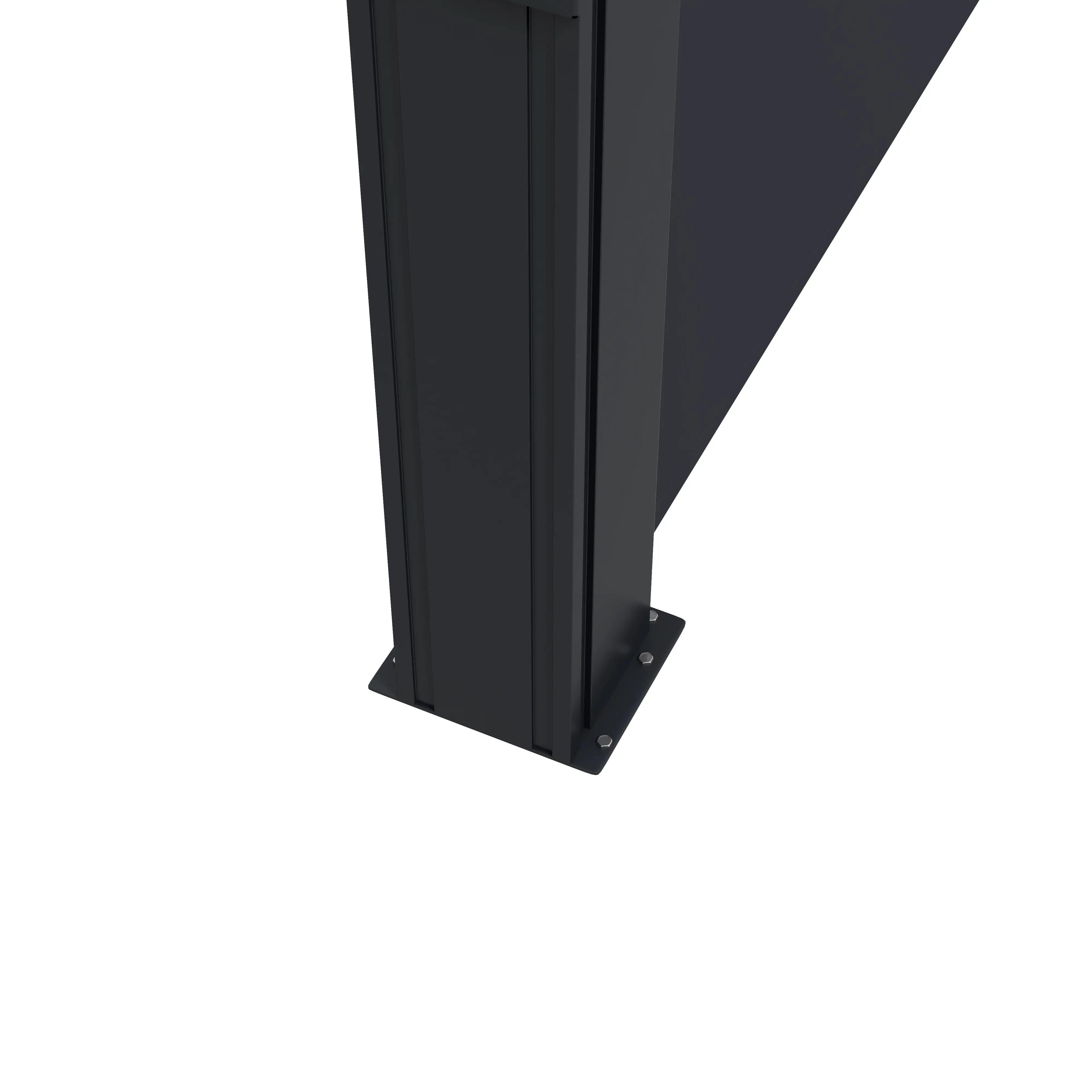 13' x 6' Retractable Side Awning, Outdoor Privacy Screen, Black Retractable Side Awning at Gallery Canada
