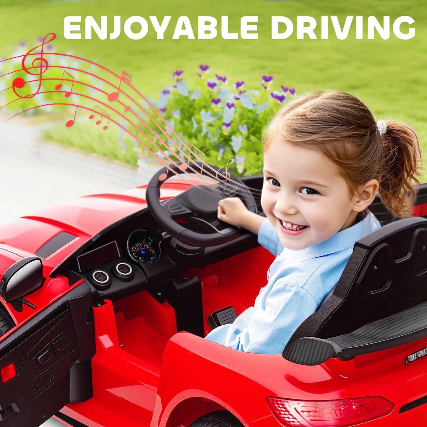 Mercedes-Benz AMG GTR Licensed 12V Kids Electric Car, Red Electric Toy Cars at Gallery Canada