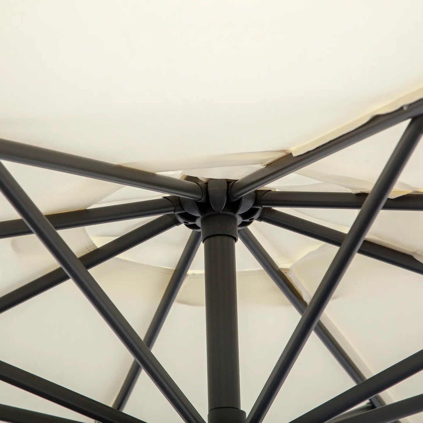 Deluxe Cantilever Umbrella, Φ10', Banana, Outdoor Sunshade, Beige Cantilever Umbrellas at Gallery Canada