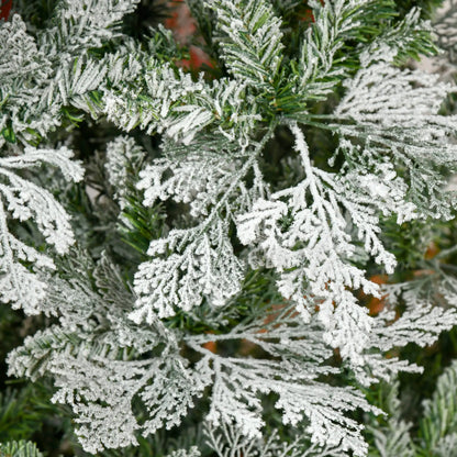 7.5 Feet Artificial Christmas Tree, 880 Cypress Branches, Green Pencil Christmas Trees at Gallery Canada