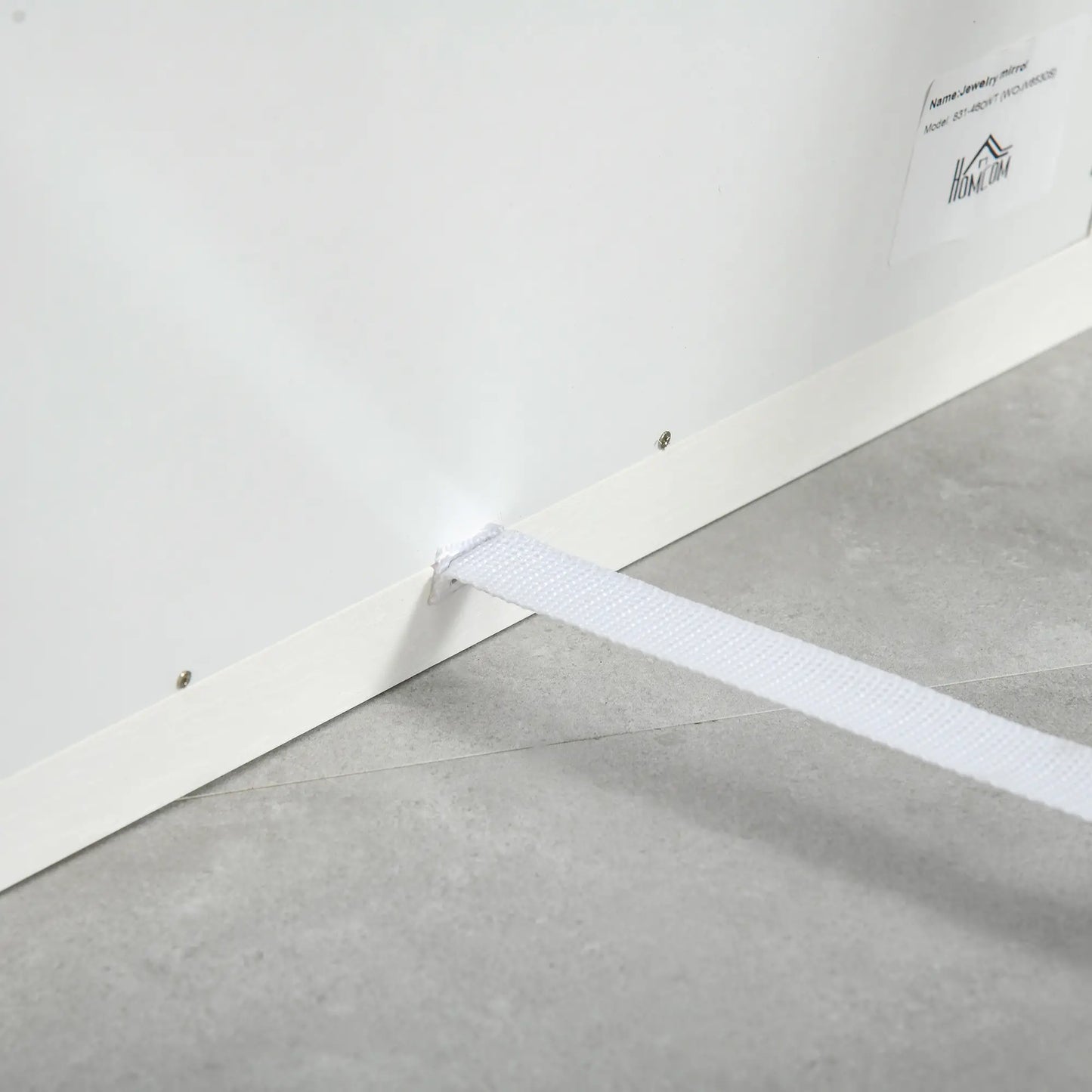 58" x 20" Full Length Mirror, Floor Standing, Bedroom Living Room, White Full Length Mirrors at Gallery Canada