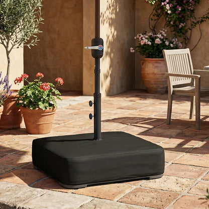 Sand Filled Parasol Base, 176 lbs, Heavy Duty Stand, Black Umbrella Bases at Gallery Canada