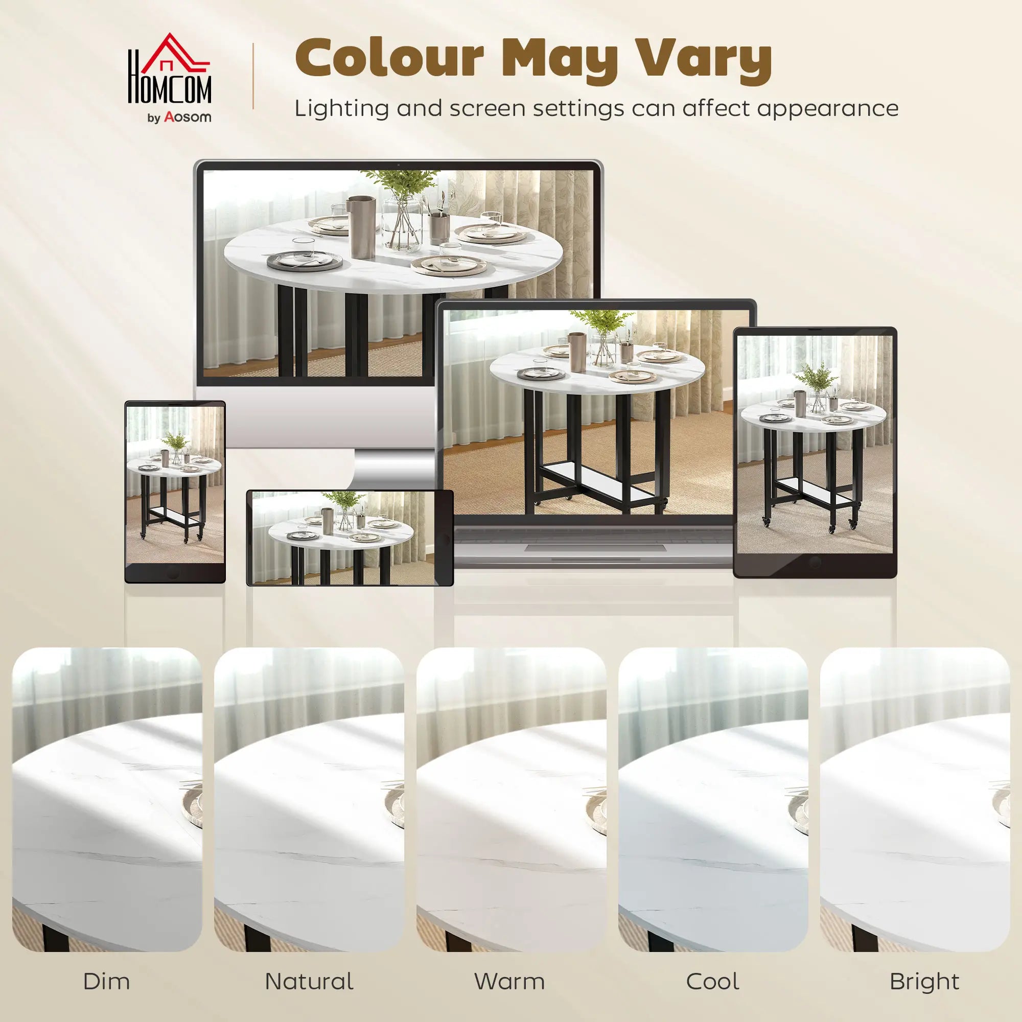 Folding Drop Leaf Table, White Marble, Open Shelf, Rolling Kitchen Table, White Dining Tables at Gallery Canada