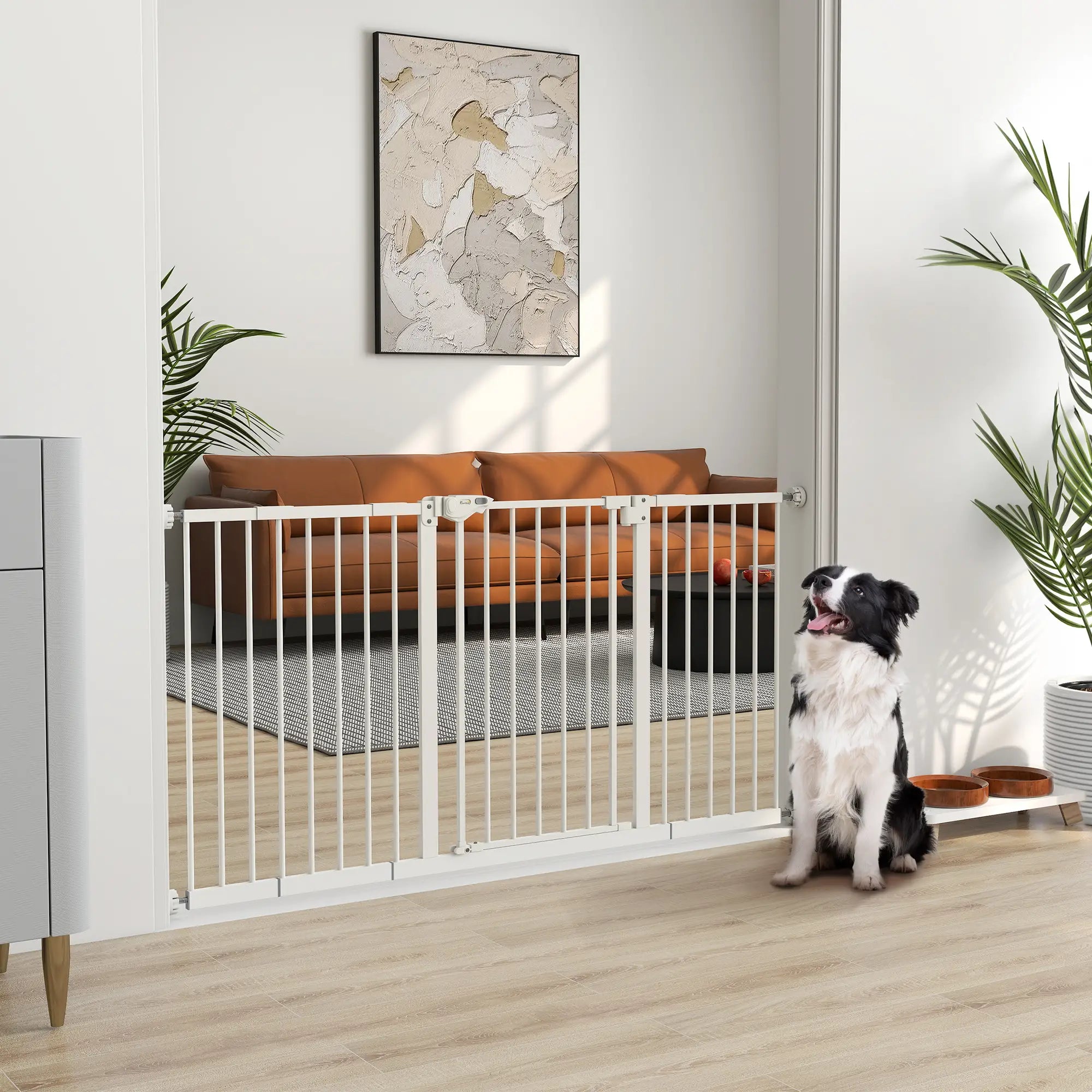 30 Inch Pet Gate with Door, 7