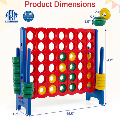 Jumbo 4-To-Score Game Set, 3.5FT Tall By 4FT Wide, Blue Lawn Games at Gallery Canada