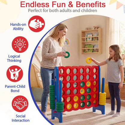 Jumbo 4-To-Score Game Set, 3.5FT Tall By 4FT Wide, Blue Lawn Games at Gallery Canada