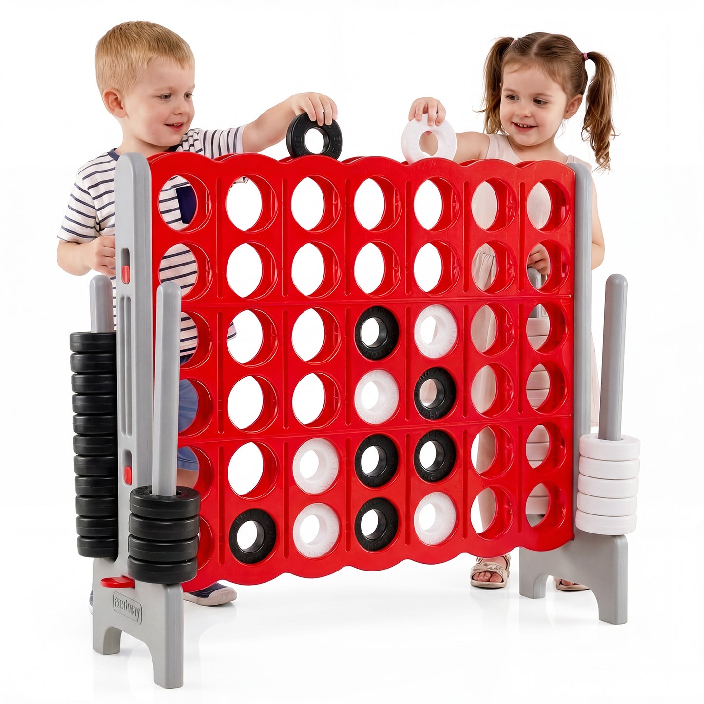 Jumbo 4-To-Score Game Set, 3.5FT Tall By 4FT Wide, Gray Lawn Games at Gallery Canada