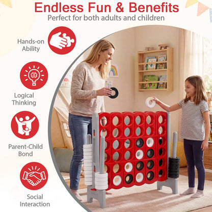 Jumbo 4-To-Score Game Set, 3.5FT Tall By 4FT Wide, Gray Lawn Games at Gallery Canada