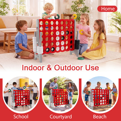 Jumbo 4-To-Score Game Set, 3.5FT Tall By 4FT Wide, Gray Lawn Games at Gallery Canada