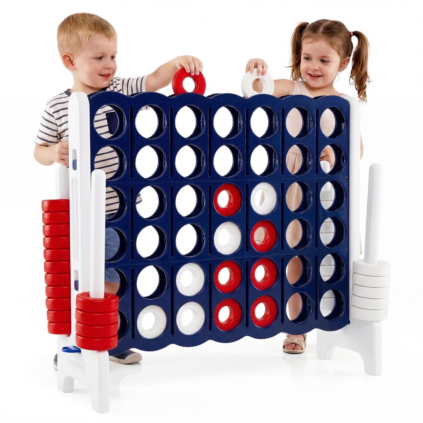 Jumbo 4-To-Score Game Set, 3.5FT Tall By 4FT Wide, White Lawn Games at Gallery Canada