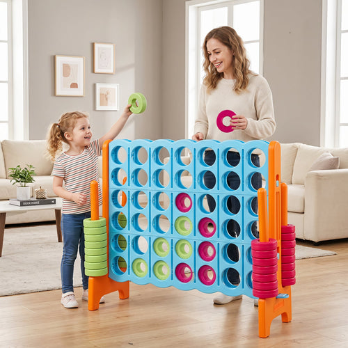 Jumbo 4-To-Score Game Set, 3.5FT Tall, 4FT Wide, Orange