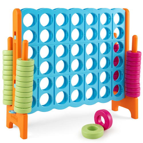 Jumbo 4-To-Score Game Set, 3.5FT Tall, 4FT Wide, Orange