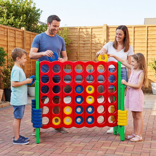 Jumbo 4-to-Score Game Set 3.5Ft Tall, 4Ft Wide, Green Lawn Games Green at Gallery Canada