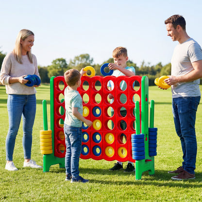 Ensemble de jeu Jumbo 4-to-Score de 3,5 pi de haut, 4 pi de large, vert
