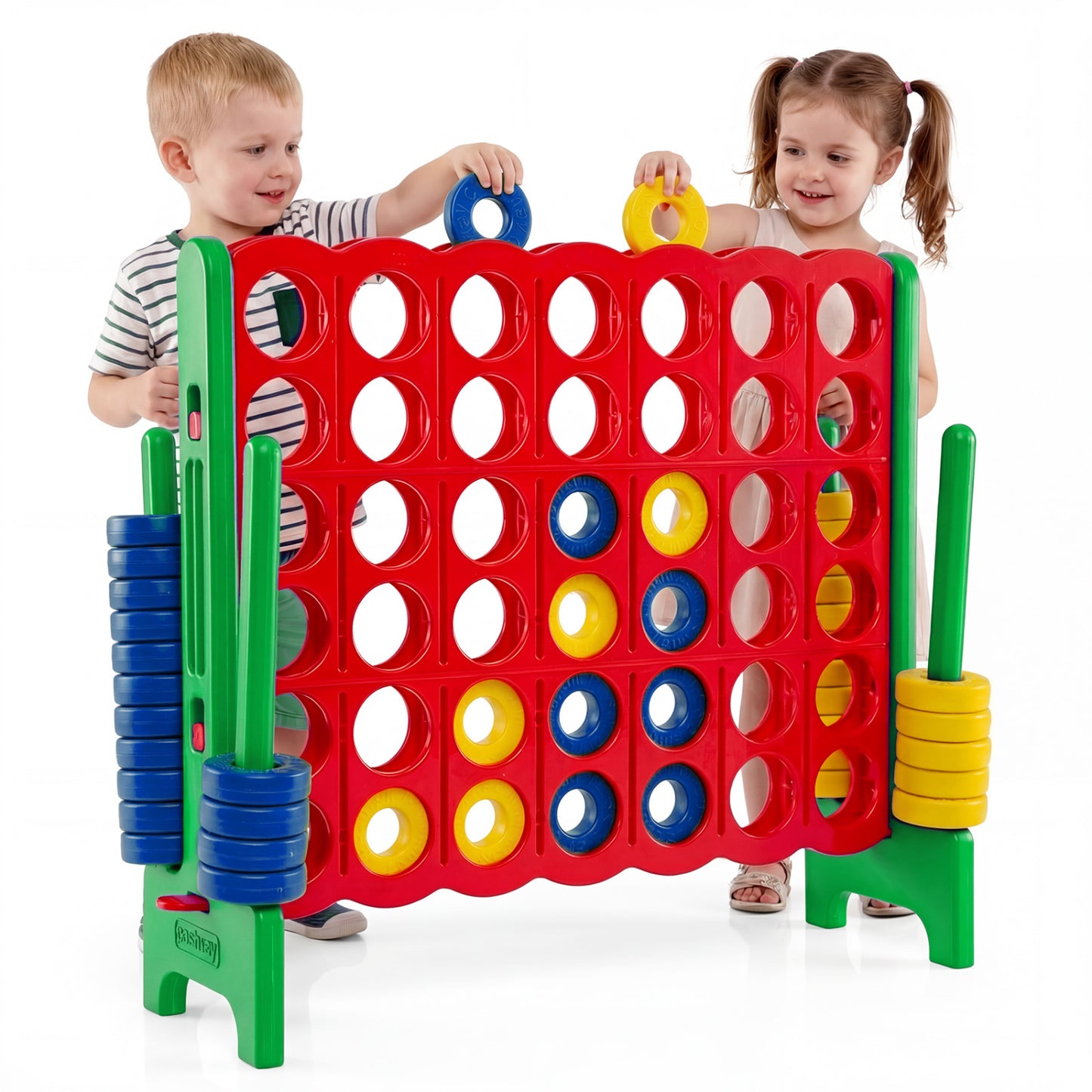 Ensemble de jeu Jumbo 4-to-Score de 3,5 pi de haut, 4 pi de large, vert