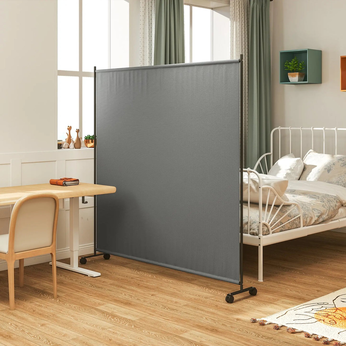 Outdoor Room Divider, Rolling Privacy Screen, 6ft Tall Side Awnings at Gallery Canada