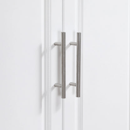 Rolling Kitchen Island with Storage, Stainless Steel Top, Drawers, Cabinets Kitchen Islands & Kitchen Carts at Gallery Canada