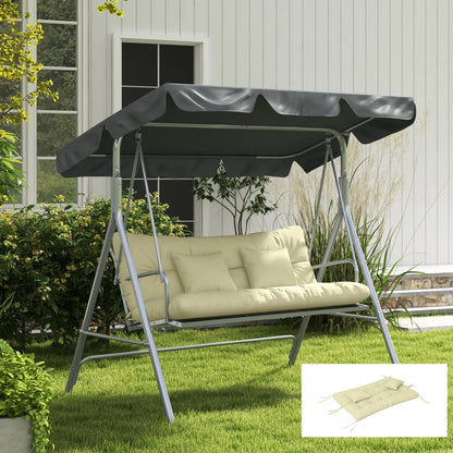 4-Piece Patio Chair Cushion Set, with Ties, Cream White Patio Chair Cushions at Gallery Canada
