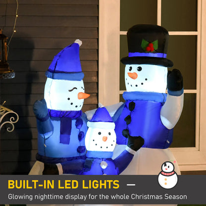 1.2M Tall LED Lighted Christmas Inflatable Snowmen, Outdoor Indoor Decor Christmas Inflatables at Gallery Canada