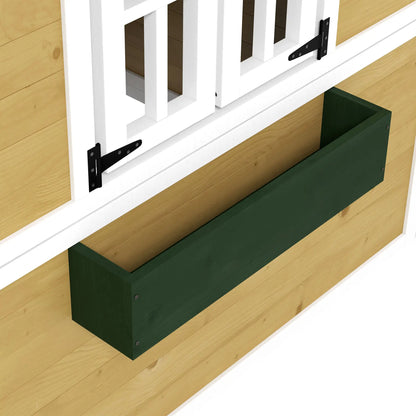 Wooden Playhouse for Kids, Outdoor with Door, Windows, Beige Play Houses at Gallery Canada