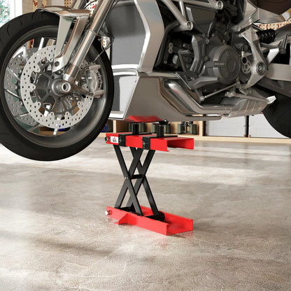 Motorcycle Scissor Lift Jack, 1100 lbs ATV Dirt Bike Stand, 3.7-15.7" Adjustable Height, Red Automotive at Gallery Canada