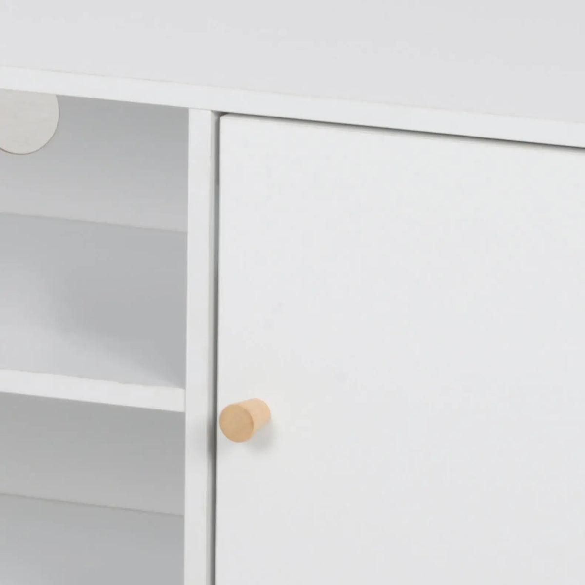 TV Stand For TVs Up To 55 Inches, With Storage, White TV Stands at Gallery Canada