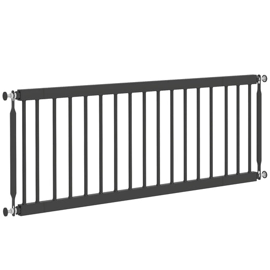 26"-37" Dog Gate, Adjustable Pet Gate, 14" Tall, Black Pet Gates Black at Gallery Canada