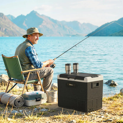 12 Volt Car Refrigerator, 53QT, -68-68 ℉, Portable Electric Cooler Car Coolers at Gallery Canada