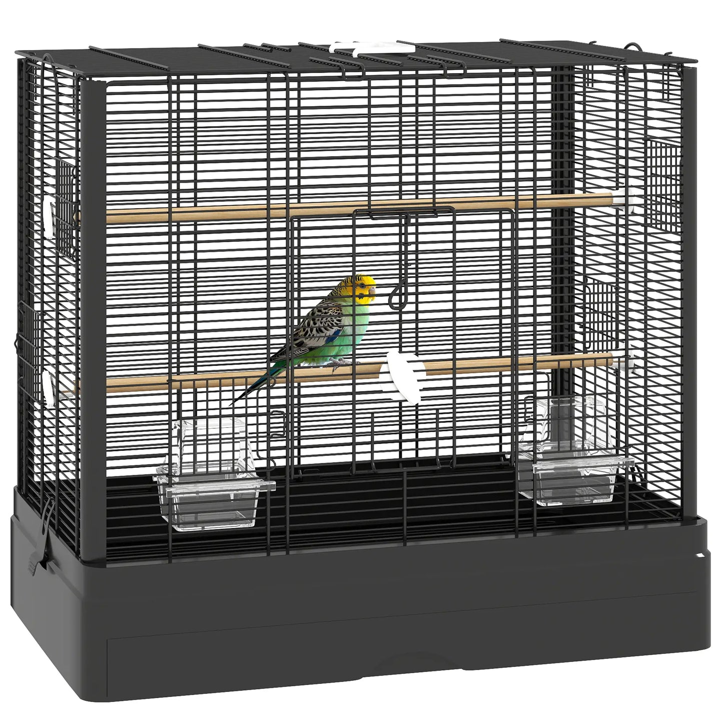 22" Bird Cage for Budgies, Finches, Canaries, Black Bird Cages at Gallery Canada