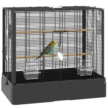 22" Bird Cage for Budgies, Finches, Canaries, Black Bird Cages at Gallery Canada
