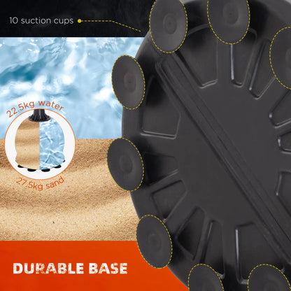 65" Freestanding Punching Bag, Refilled Base, Suction Cups, Black Punching Bag Hangers at Gallery Canada