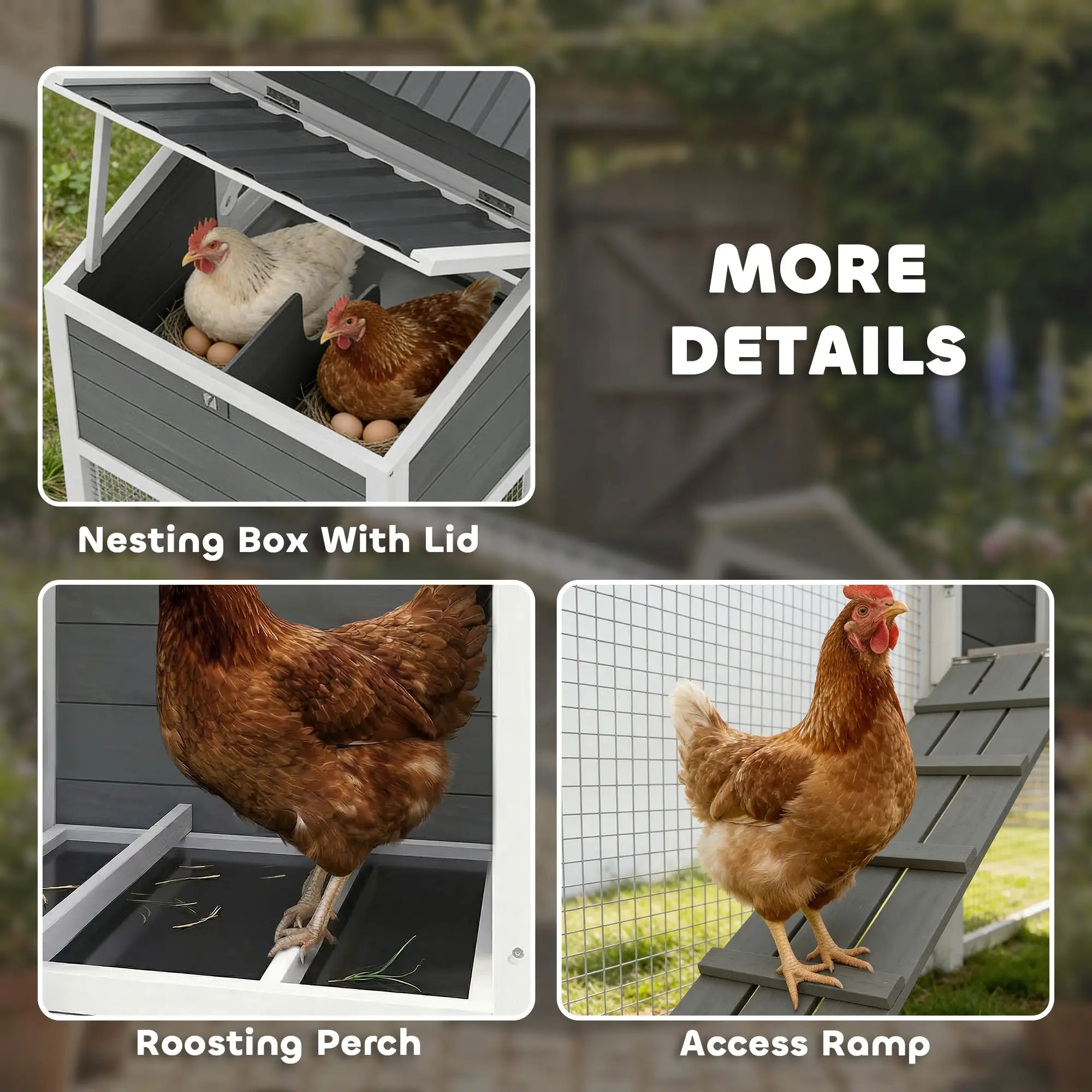 Mobile Chicken Coop With Wheels, 80