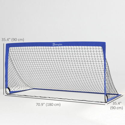 6' x 3' Soccer Nets, Portable Goal with Carry Bag Football at Gallery Canada