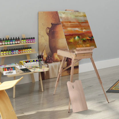 Folding Wood French Artists Easel, Portable Painters Tripod, Sketch Craft Dress Form & Mannequins at Gallery Canada